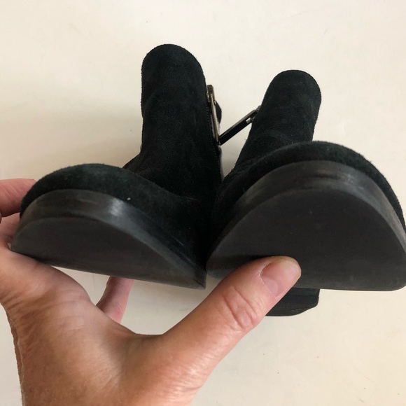 Aquatalia Farin Black Suede Weatherproof Bootie Size 5.5 - Picture 13 of 14